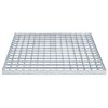 vidaXL Gitter S&oslash;lv 50 x 50 x 2 cm Hot-Dip Galvaniseret St&aring;l