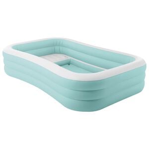 INTEX Pool Lounge Fl&aring;de INTEX Lysebl&aring; og Hvid 264 x 165 x 56 cm PVC