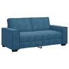 vidaXL 2-personers sofa 140 cm fl&oslash;jl bl&aring;