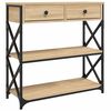 vidaXL konsolbord 75x28x75 cm konstrueret tr&aelig; sonoma-eg