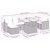 vidaXL sofas&aelig;t til haven 8 dele med hynder polyrattan gr&aring;