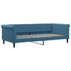 vidaXL daybed med udtræk 90x200 cm velour blå
