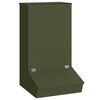 vidaXL Svinefeeder Oliven gr&oslash;n 55 x 51 x 91,5 cm 20 kg Koldvalset St&aring;l
