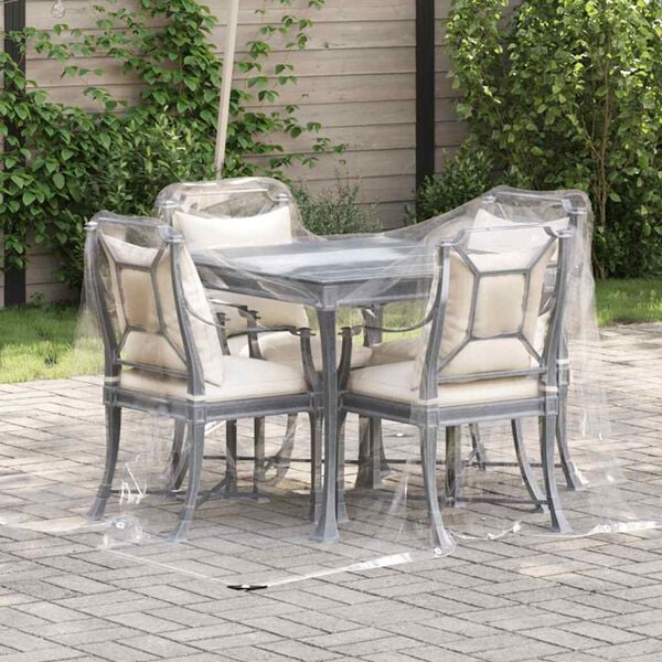 vidaXL klar presenning med &oslash;jer 2x3 m PVC