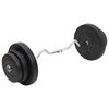 vidaXL curl-v&aelig;gtstang med skiver 60 kg