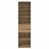 vidaXL Highboard Artisan Egetr&aelig; 50 x 42,5 x 185 cm Konstrueret tr&aelig;