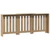 vidaXL radiatorskjuler 205x21,5x83,5 cm konstrueret tr&aelig; egetr&aelig;sfarve