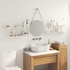 vidaXL Sv&aelig;vende hylde V&aelig;gmonteret 4 pcs Hvid 80 x 18 x 2,5 cm St&aring;l