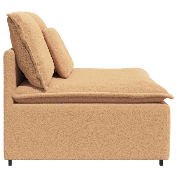 vidaXL modulopbygget sofacentermodul med hynder 100 cm beige