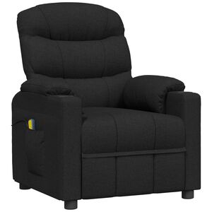 vidaXL massagestol stof sort