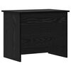 vidaXL Opbevaringskiste Sort eg 60 x 40 x 50 cm Konstrueret tr&aelig;