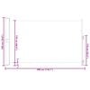 vidaXL sammenrullelig sidemarkise til terrassen 180x300 cm cremefarvet