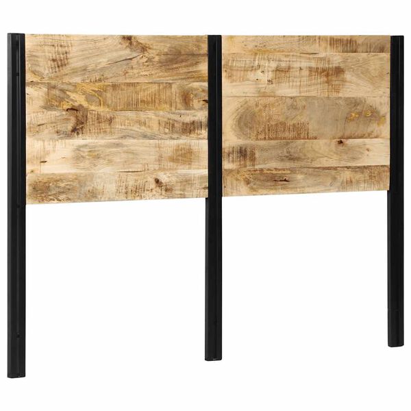 vidaXL hovedg&aelig;rde 140 cm massivt mangotr&aelig; og jern