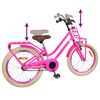 vidaXL B&oslash;rnecykel 18 tommer til 5-7 &aring;r gammel M&oslash;rk pink