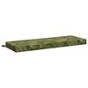 vidaXL B&aelig;nkpude SOEST 100% polyester Bladdesign 110 x 40 x 8 cm