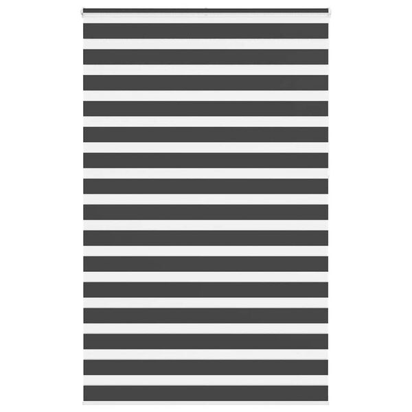 vidaXL zebragardin sort 150x230 cm stofbredde 145,9 cm polyester