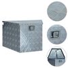 vidaXL aluminiumskasse 737/381 x 410 x 460 cm s&oslash;lvfarvet