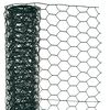 Nature sekskantet tr&aring;dnet 1x5 m 13 mm plastbelagt st&aring;l gr&oslash;n