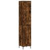 vidaXL skab 34,5x34x180 cm konstrueret tr&aelig; r&oslash;get egetr&aelig;