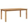 vidaXL Sofabord Brun 110 x 55 x 45 cm Massiv Teaktr&aelig;
