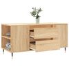 vidaXL sofabord 102x44,5x50 cm konstrueret træ sonoma-eg