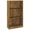 vidaXL bogreol 60x24x109 cm konstrueret tr&aelig; r&oslash;get egetr&aelig;sfarve