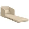 vidaXL Sovesofa 60cm Creme Stof