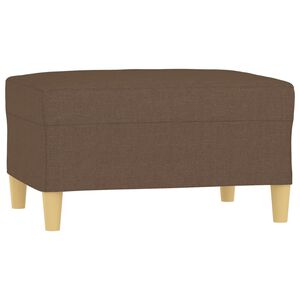 vidaXL fodskammel 70x55x41 cm stof brun