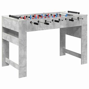 vidaXL Fodboldbord BetonGr&aring; 125 x 60,5 x 80 cm Konstrueret tr&aelig;