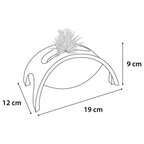 FLAMINGO katteleget&oslash;j 19x12x9 cm Crazy Bridge hvid