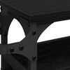 vidaXL K&oslash;kkenvogn Sort eg 53 x 20 x 76 cm Konstrueret tr&aelig;