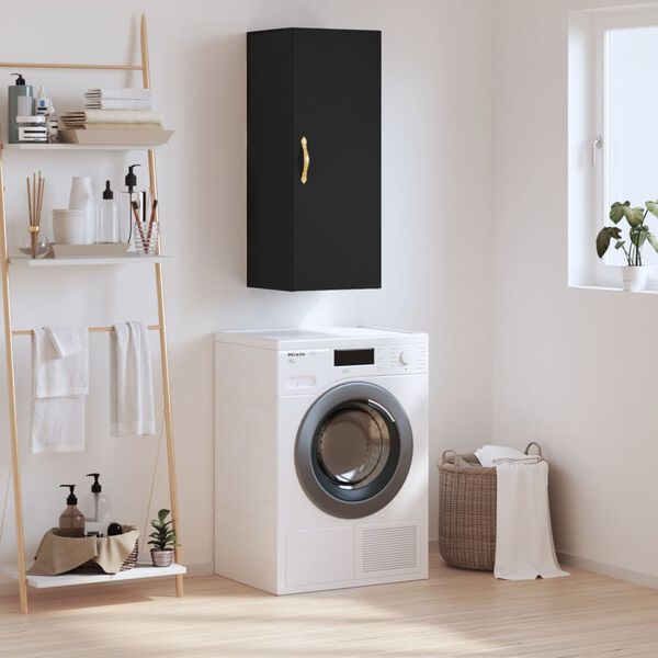 vidaXL v&aelig;gskab 34,5x34x90 cm sort