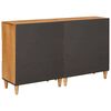 vidaXL Sideboard 2 pcs Brun 60 x 33 x 75 cm Massivt mangotræ