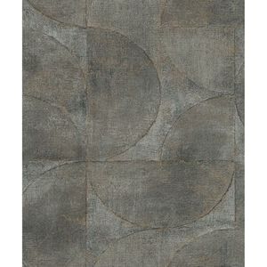 Noordwand tapet Vintage Deluxe Graphic Circle Look metallisk grøn