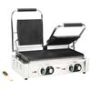 vidaXL dobbelt rillet paninigrill 3600 W 57x30,5x20 cm