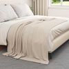 vidaXL Kastet&aelig;pper 6 pcs Beige 200 x 150 cm Fleece
