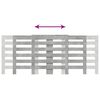 vidaXL radiatorskjuler 205x21,5x83,5 cm konstrueret tr&aelig; betongr&aring;