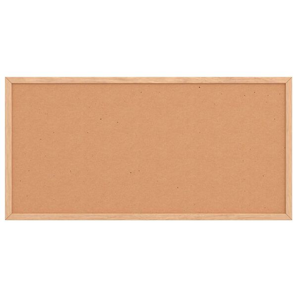 vidaXL korktavle med ramme i massivt fyrretr&aelig; 60x30 cm