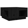 vidaXL sofabord 60x61x32,5 cm massivt fyrretr&aelig; sort