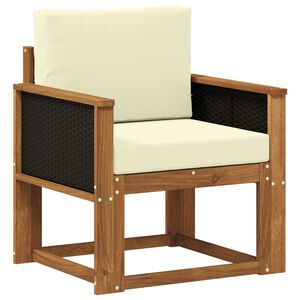 vidaXL Udend&oslash;rs Mellem Sofa Massivt Akacietr&aelig; Naturfarvet