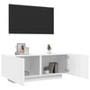 vidaXL tv-bord 100x35x40 cm konstrueret træ hvid