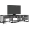 vidaXL tv-bord 180x40x46 cm konstrueret tr&aelig; gr&aring; sonoma-eg