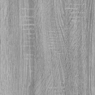 vidaXL højskab 70x34x180 cm konstrueret træ grå sonoma-eg