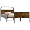 vidaXL sengeramme 100x190 cm uden madras konstrueret tr&aelig; sonoma-eg