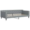 vidaXL daybed 90x200 cm stof lysegr&aring;