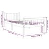 vidaXL sengeramme 90x190 cm massivt træ
