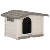 vidaXL hundehus 89x75x62 cm beige og brun