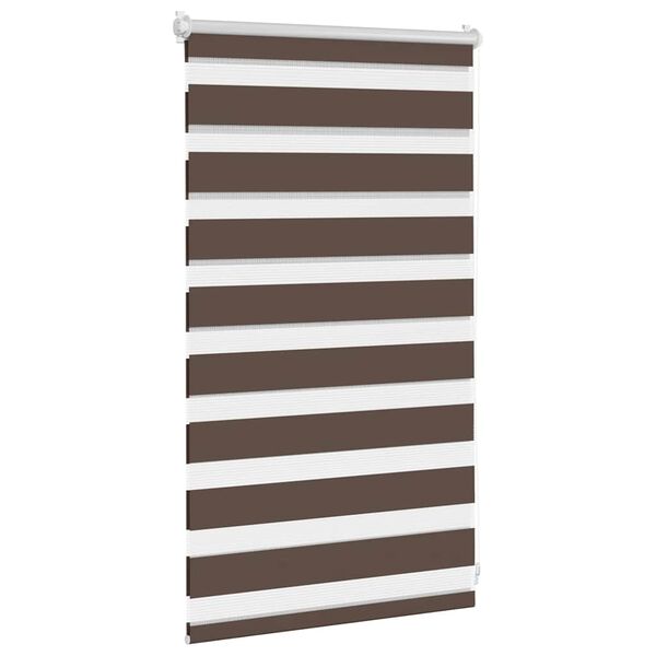 vidaXL zebragardin 50,9x100 cm stofbredde 46,7 cm kaffe