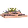 vidaXL plantekasse 112x112x27 cm massivt douglasgran