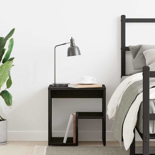 vidaXL Natskab Sort eg 40 x 30 x 40 cm Konstrueret tr&aelig;